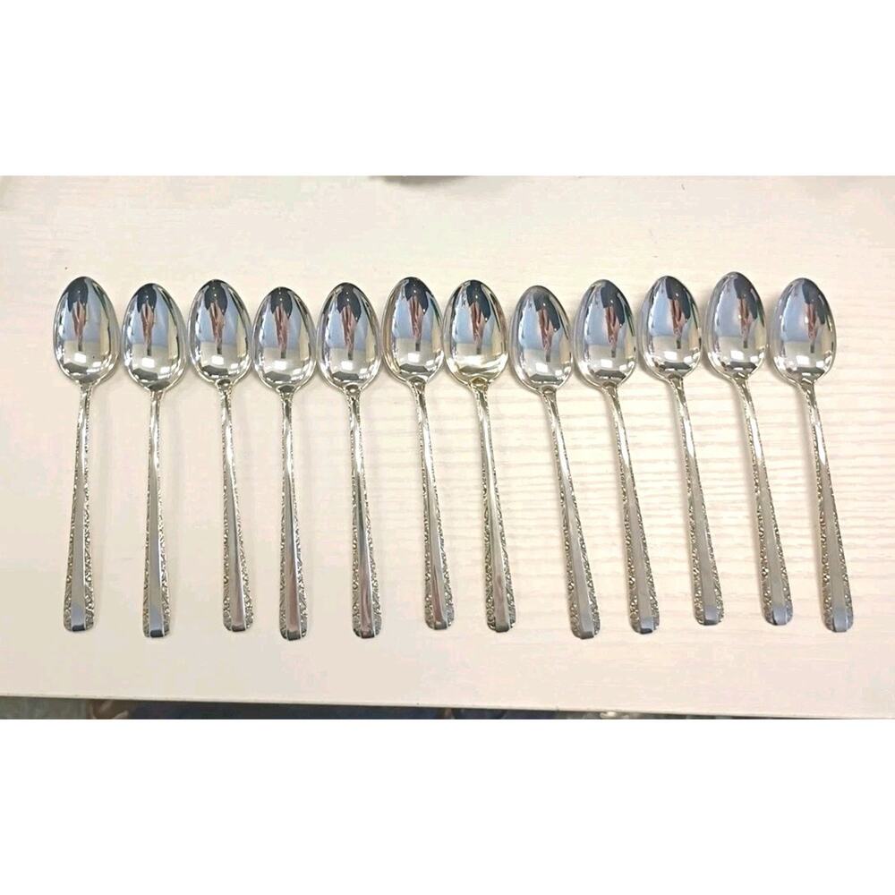 TOWLE Candlelight Sterling Silver Set 12 DEMITASSE SPOONS 4.25" New Old Stock